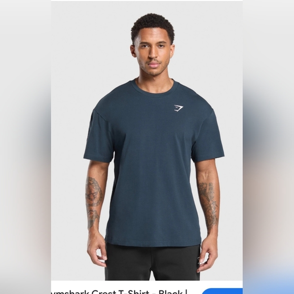 Gymshark Other - Gymshark Mens T-Shirt Short Sleeve Navy Blue Gym Casual Athleisure Large